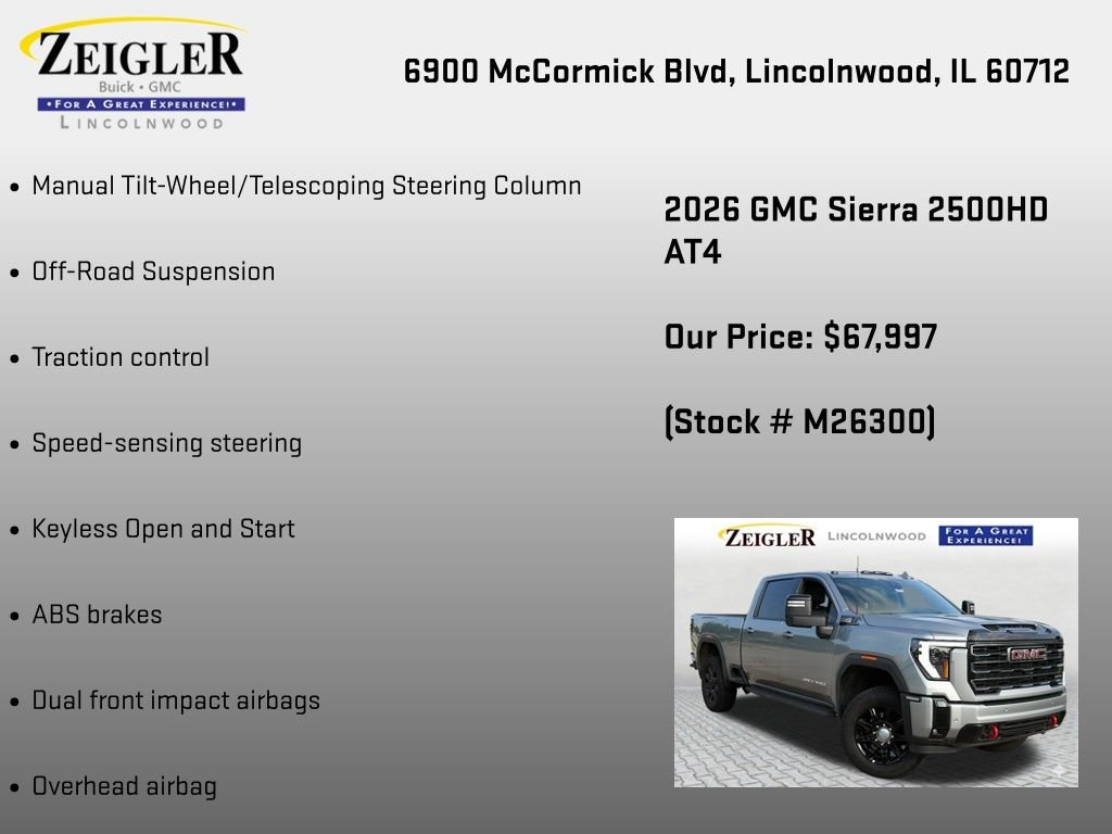 New 2026 GMC Sierra 2500 AT4 w/ AT4 Premium Plus Package AWD/4WD image 30
