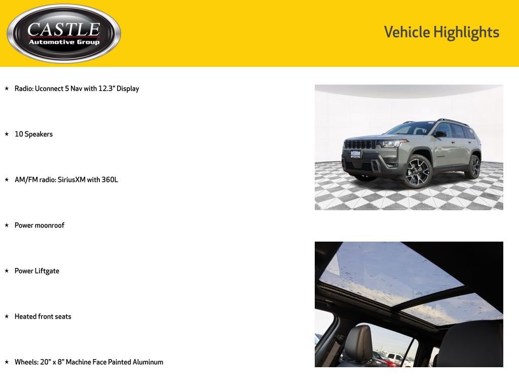 New 2026 Jeep Cherokee Overland image 3