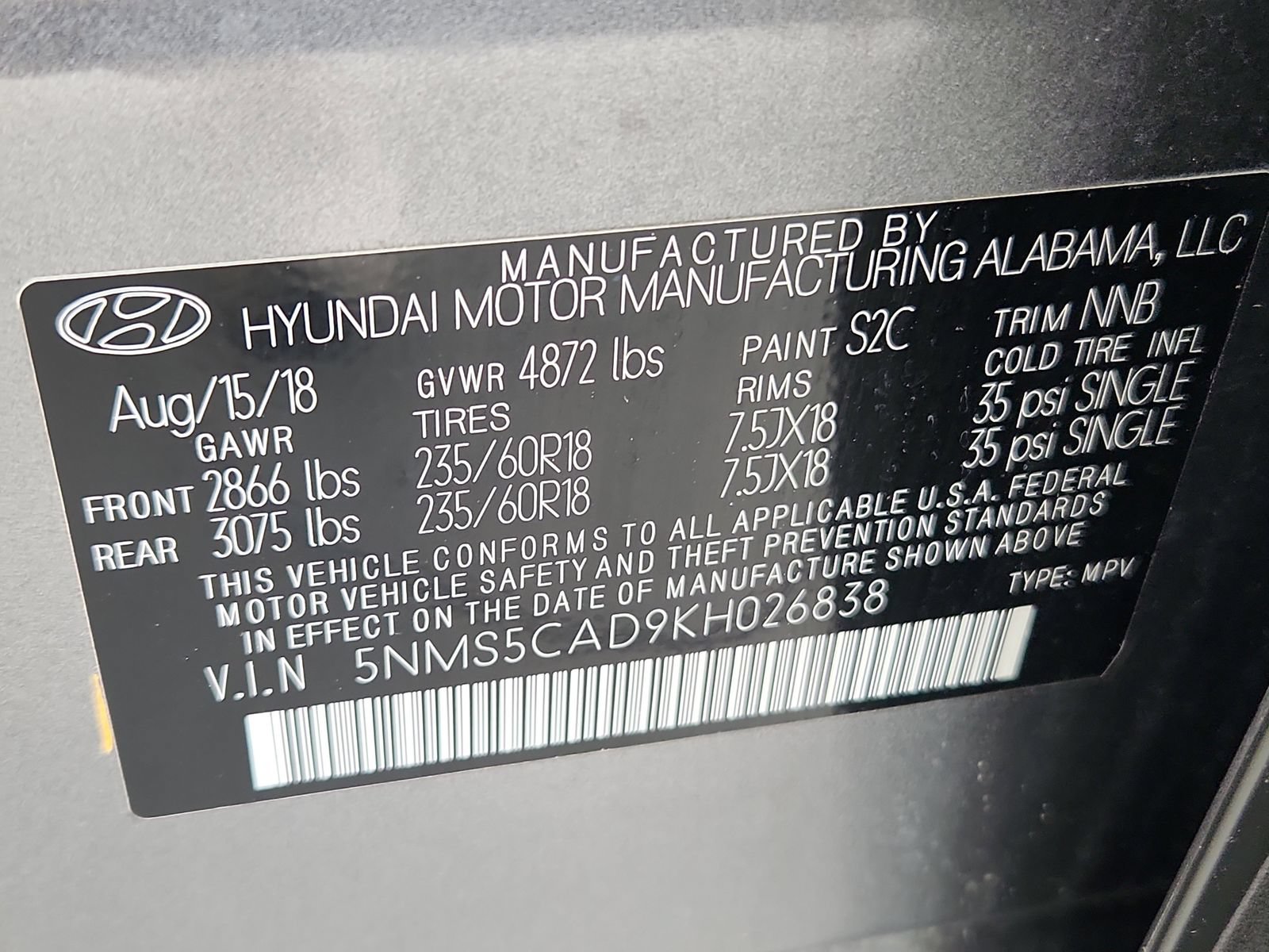 Used 2019 Hyundai Santa Fe Limited AWD/4WD image 18