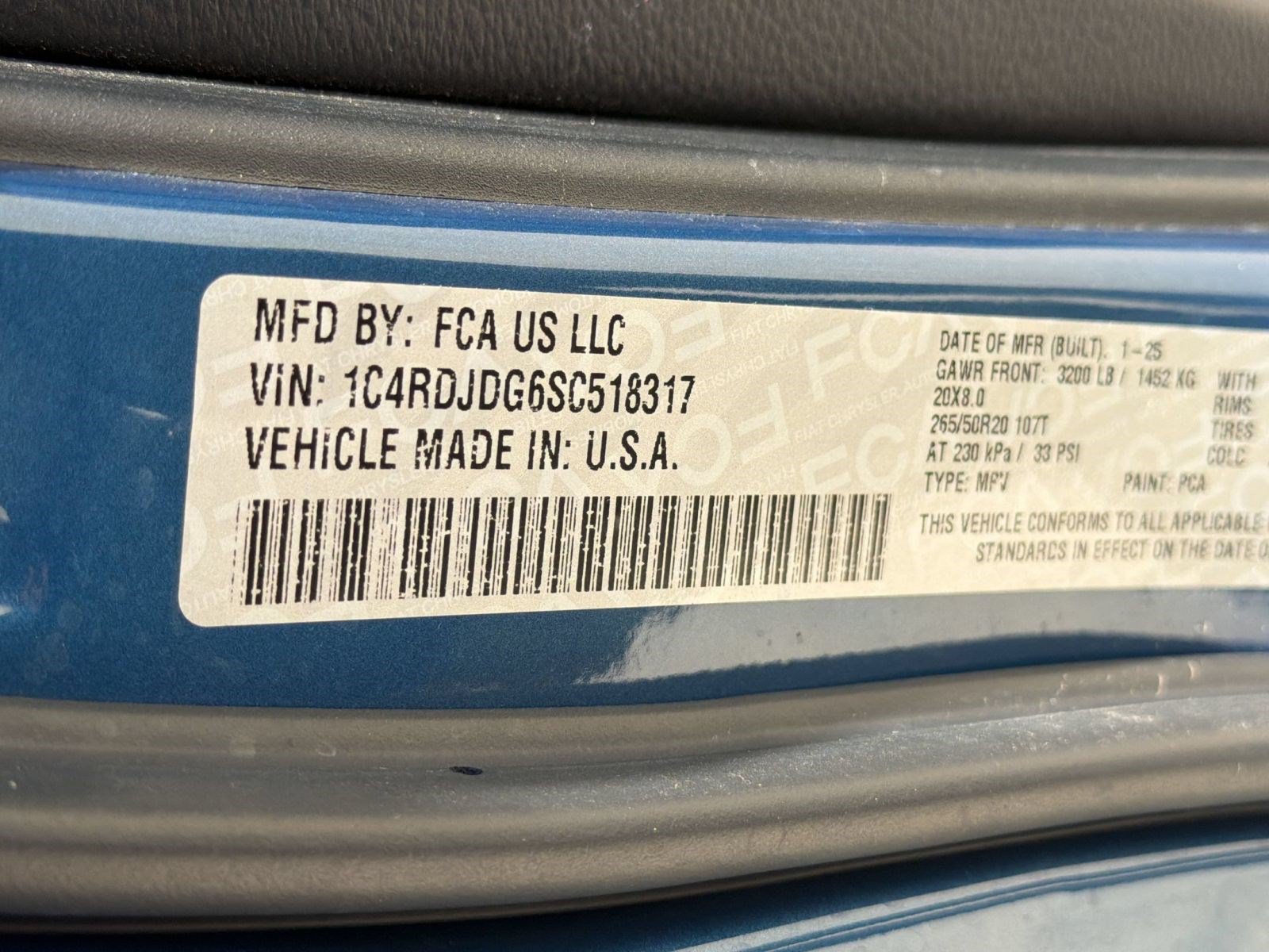 Certified 2025 Dodge Durango GT AWD/4WD image 26