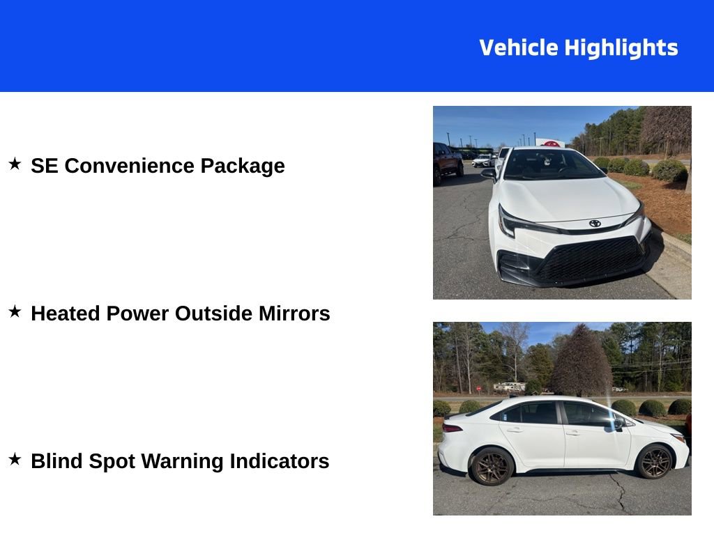 Used 2024 Toyota Corolla Sedan w/ SE Convenience Package image 4