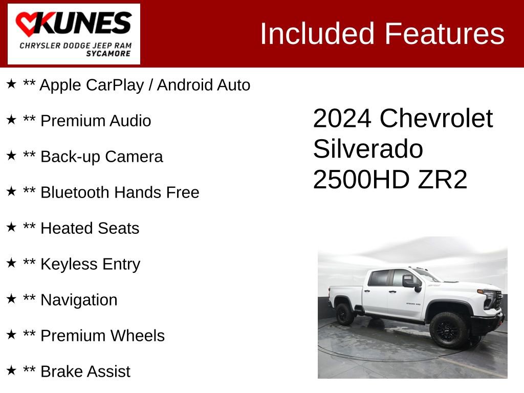 Used 2024 Chevrolet Silverado 2500 ZR2 w/ Technology Package image 3