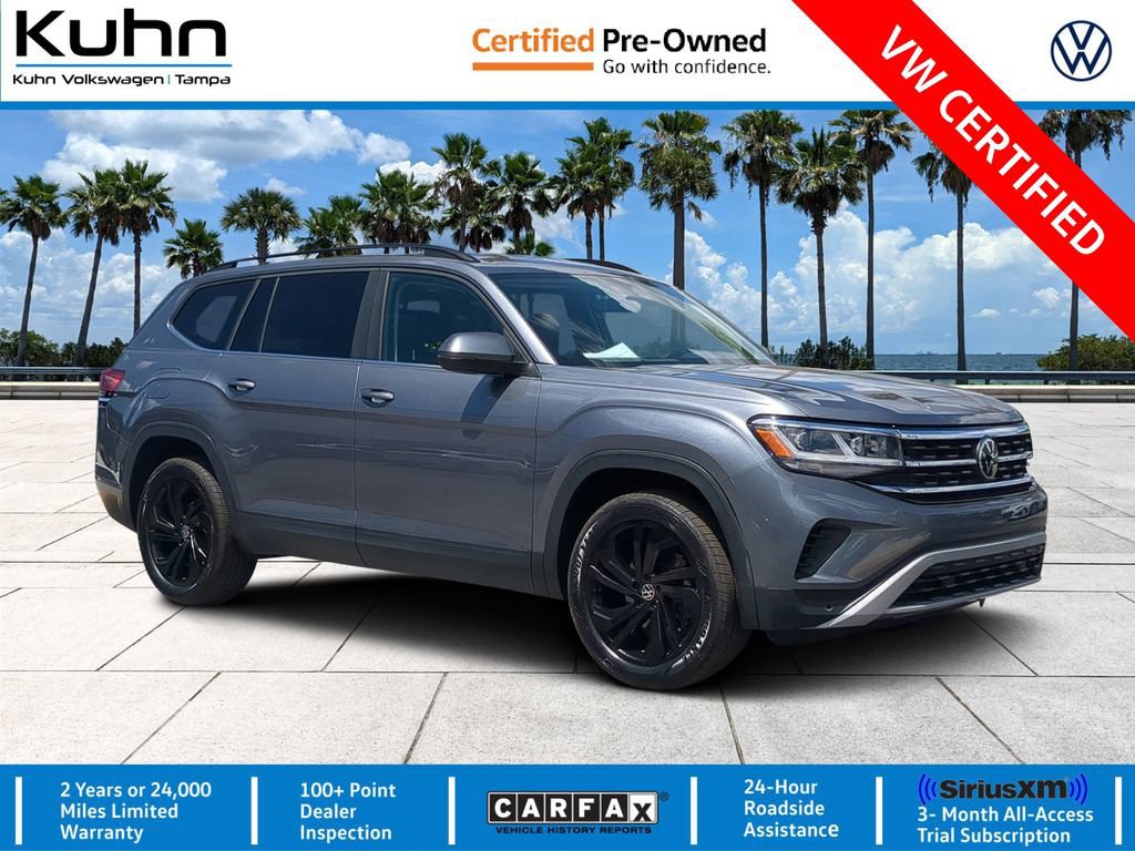 Certified 2022 Volkswagen Atlas SE