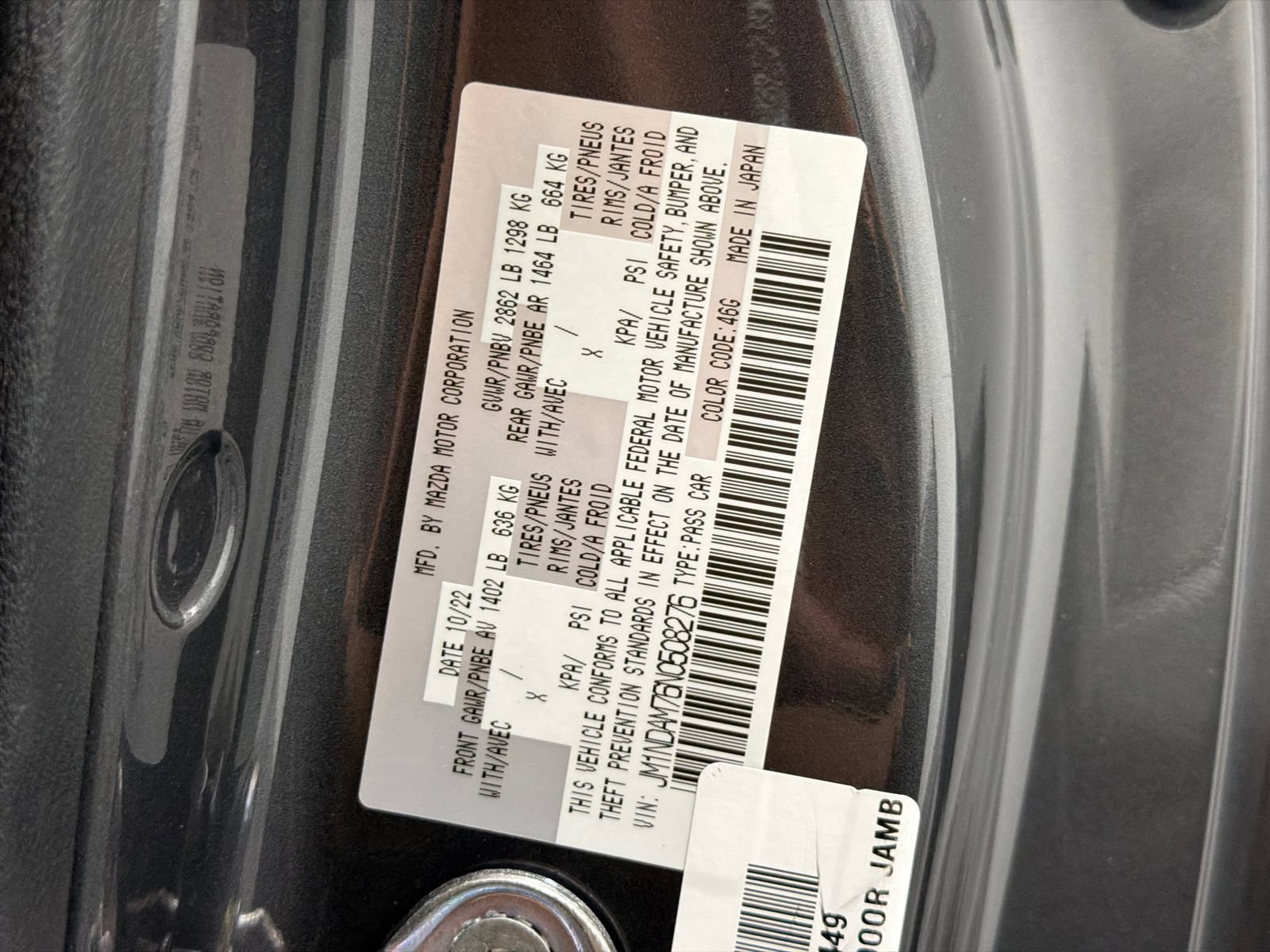 Used 2022 MAZDA MX-5 Miata RF Grand Touring w/ Weather Package RWD image 37