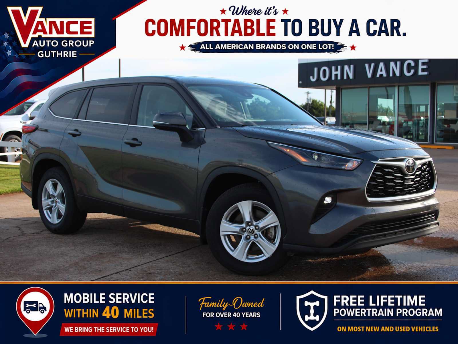 Used 2023 Toyota Highlander LE AWD/4WD image 1