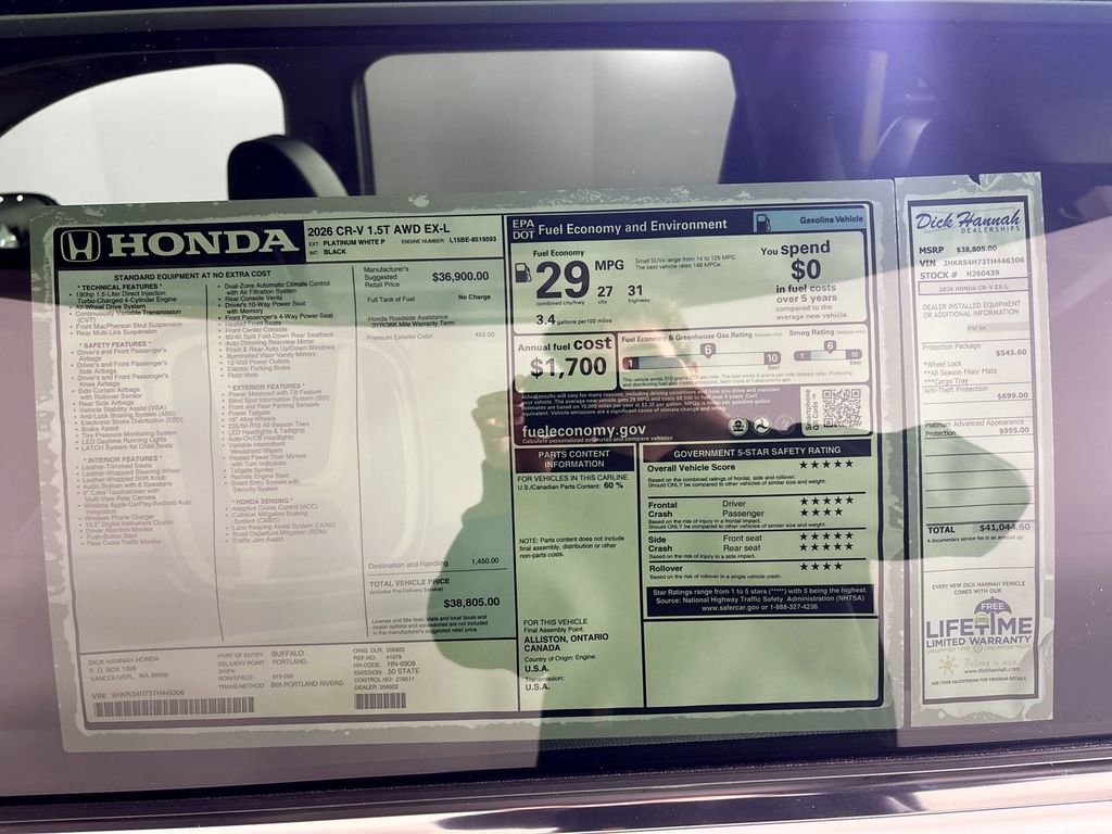 New 2026 Honda CR-V EX-L image 24