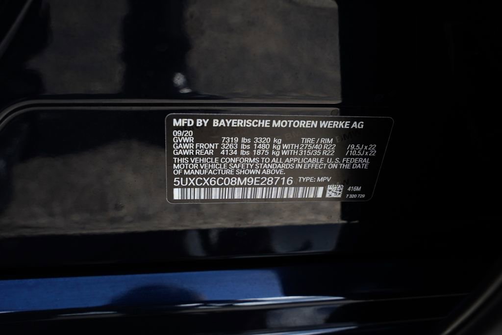 Used 2021 BMW X7 M50i AWD/4WD image 32