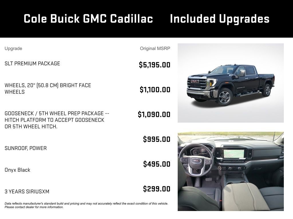 New 2025 GMC Sierra 2500 SLT w/ SLT Premium Package image 3