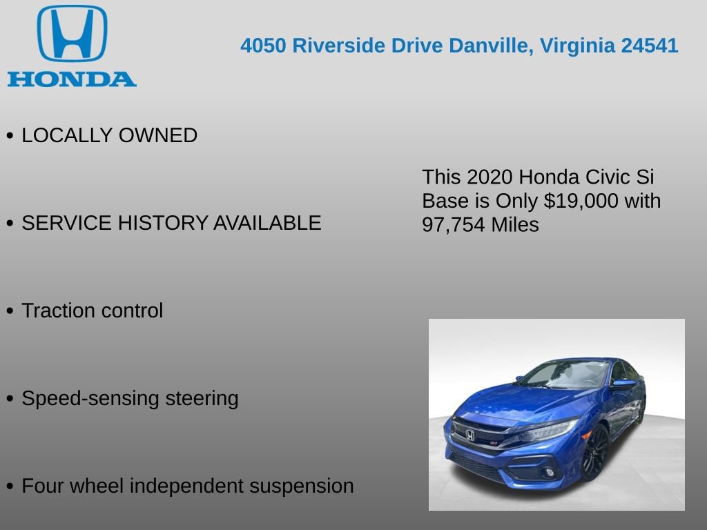 Used 2020 Honda Civic Si image 7
