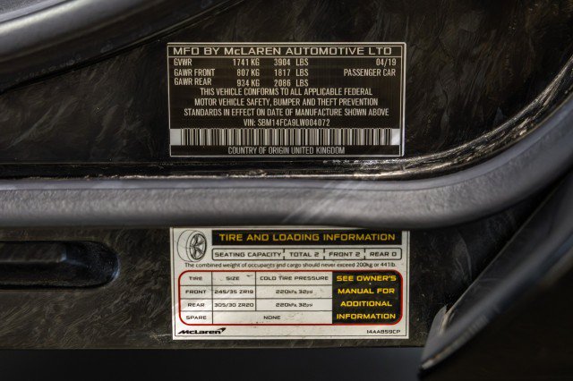 Used 2020 McLaren 720S Spider RWD image 57