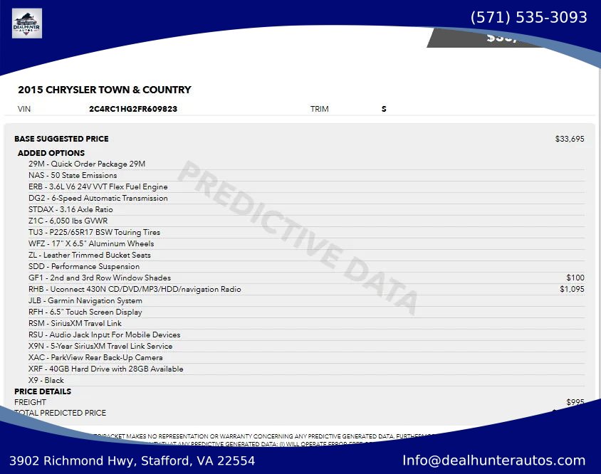 Used 2015 Chrysler Town & Country S FWD image 39
