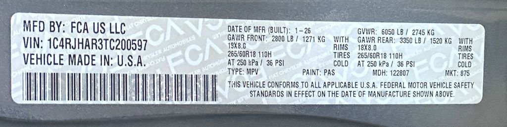 New 2026 Jeep Grand Cherokee Altitude image 47