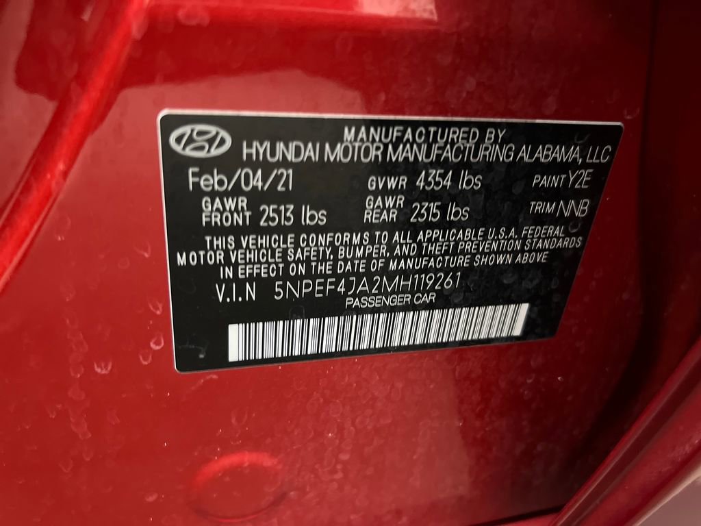 Used 2021 Hyundai Sonata SEL w/ Convenience Package FWD image 33