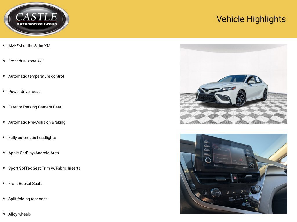 Used 2023 Toyota Camry SE AWD/4WD image 4