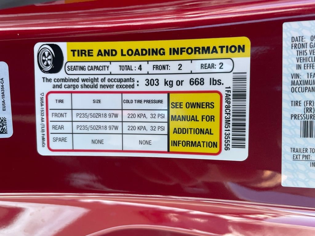 Used 2021 Ford Mustang GT Premium RWD image 44
