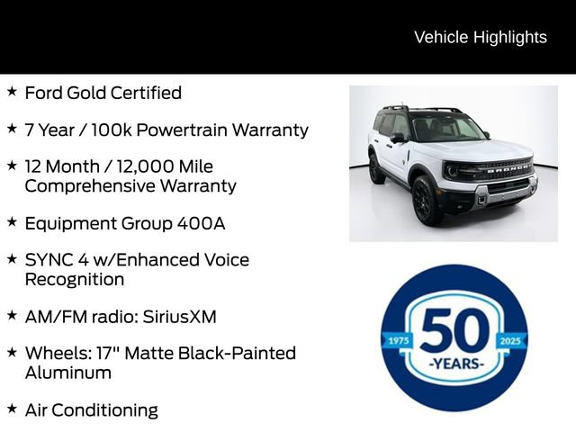 Certified 2025 Ford Bronco Sport Badlands AWD/4WD image 6