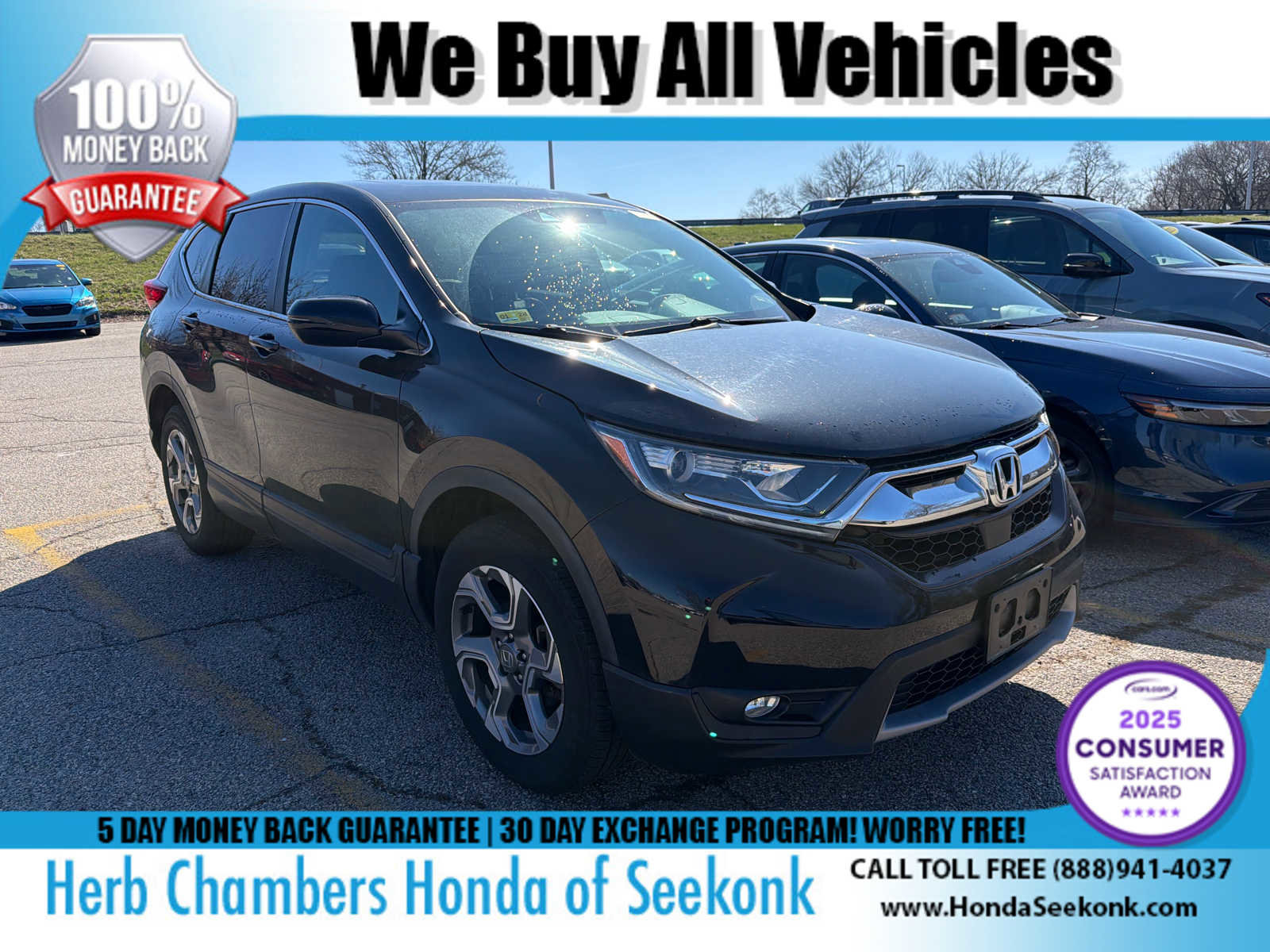 Used 2019 Honda CR-V EX-L image 1