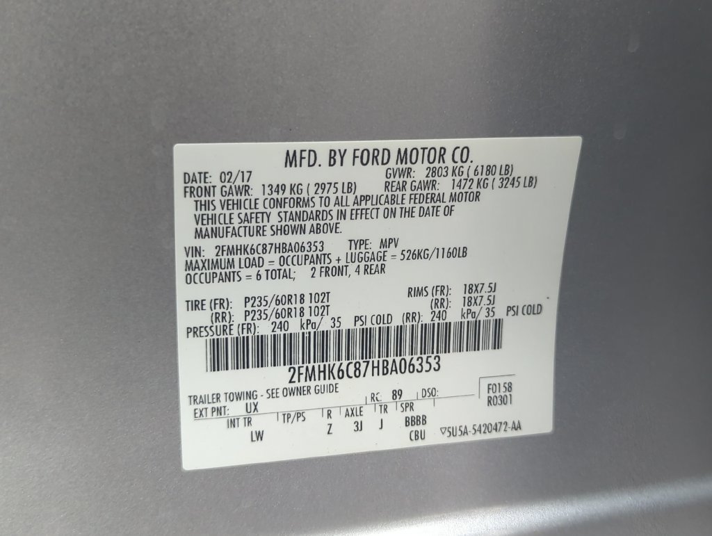 Used 2017 Ford Flex SEL w/ Equipment Group 202A AWD/4WD image 29