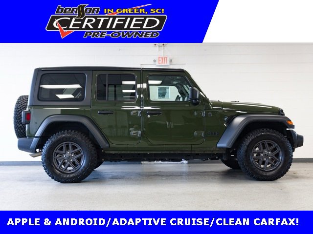 Certified 2024 Jeep Wrangler Sport S