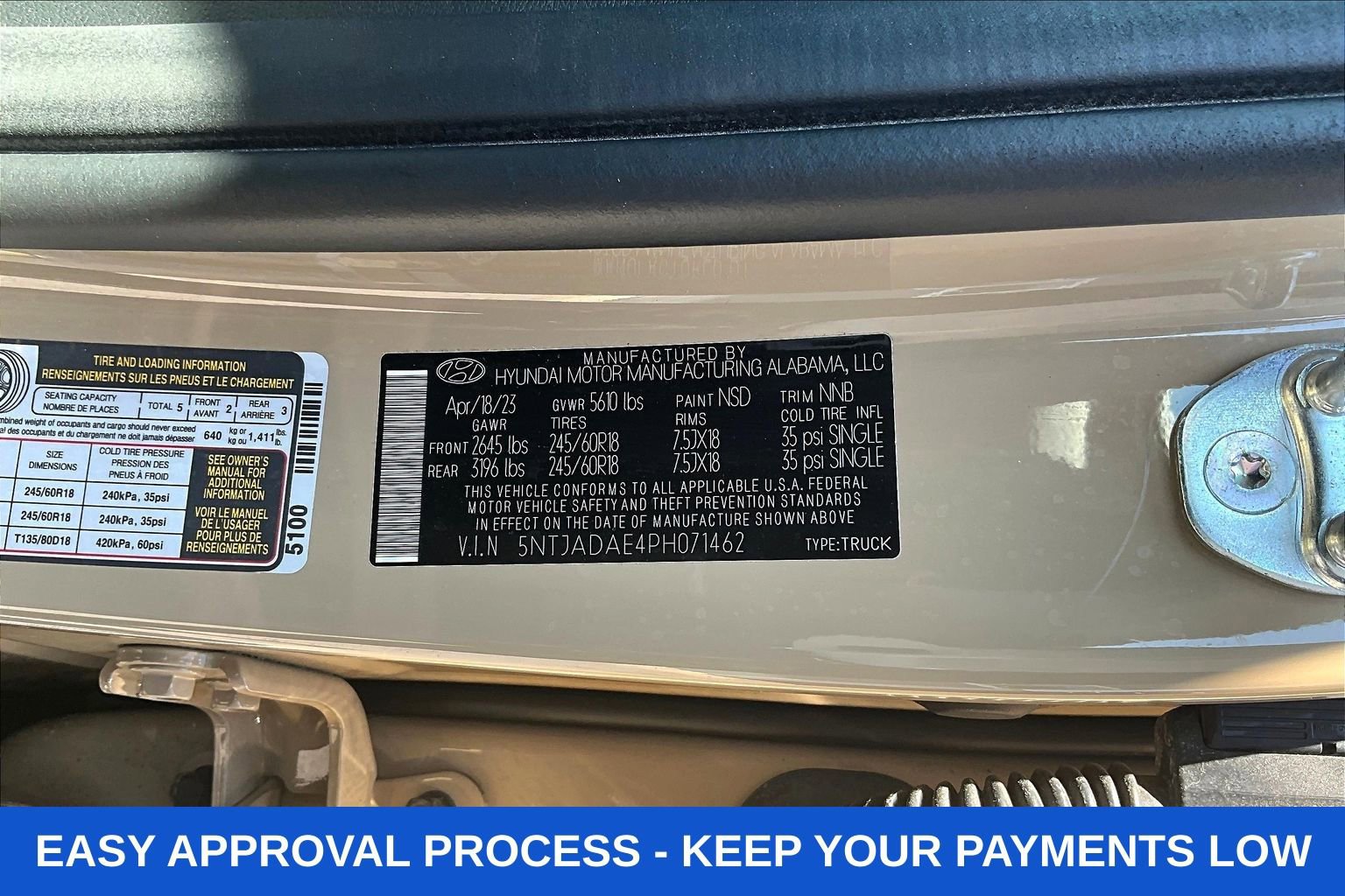 Used 2023 Hyundai Santa Cruz SE AWD/4WD image 23