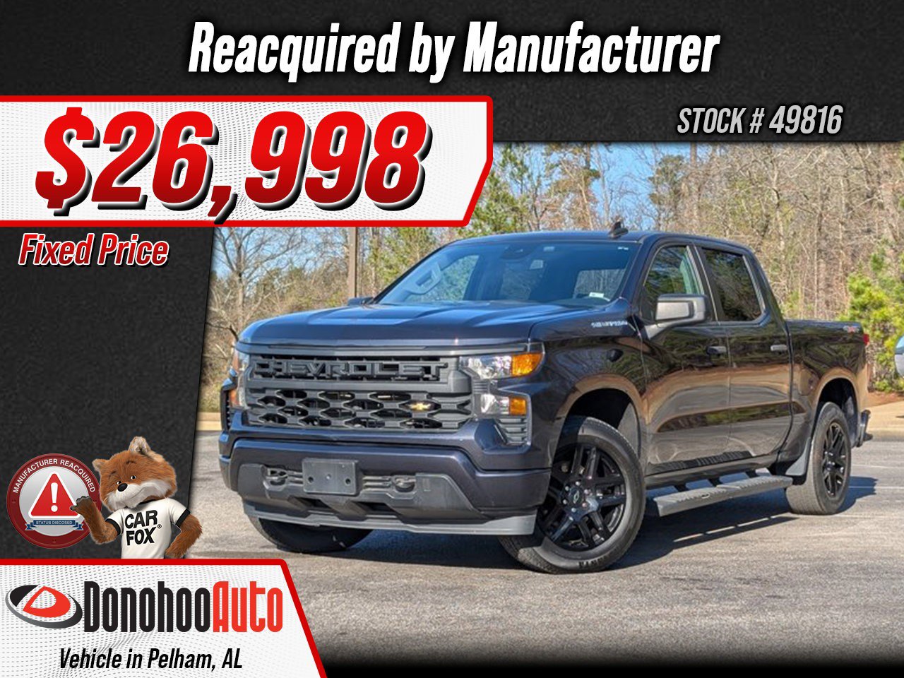 Used 2022 Chevrolet Silverado 1500 Custom AWD/4WD image 1