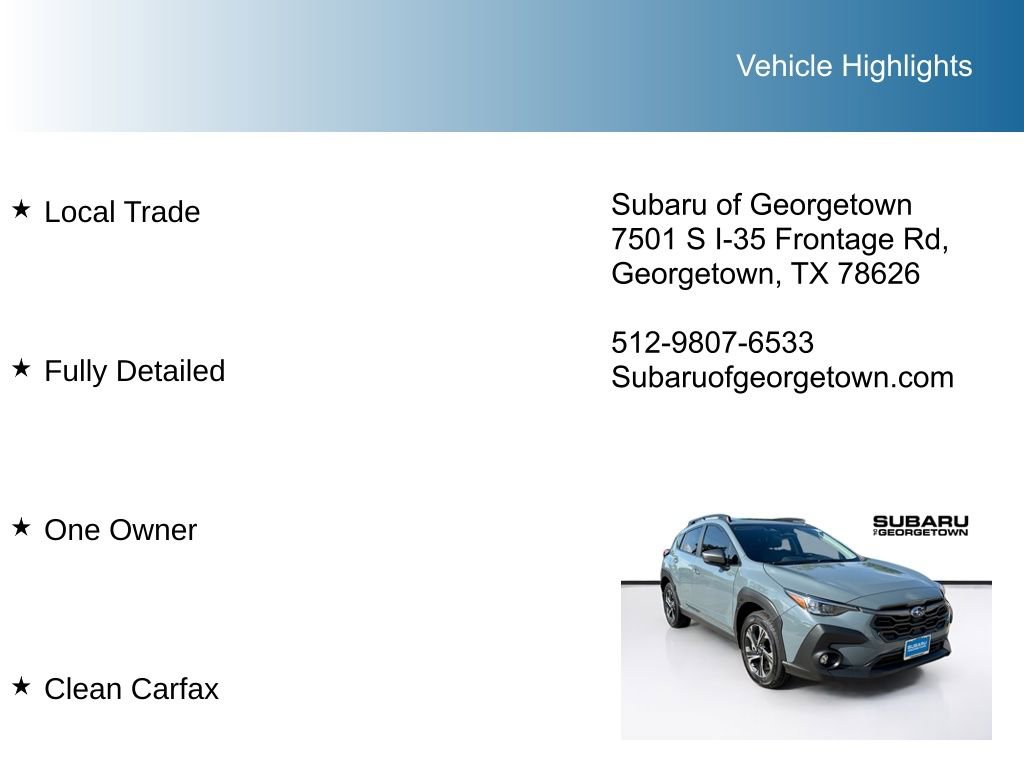 Certified 2024 Subaru Crosstrek 2.0i Premium AWD/4WD image 11