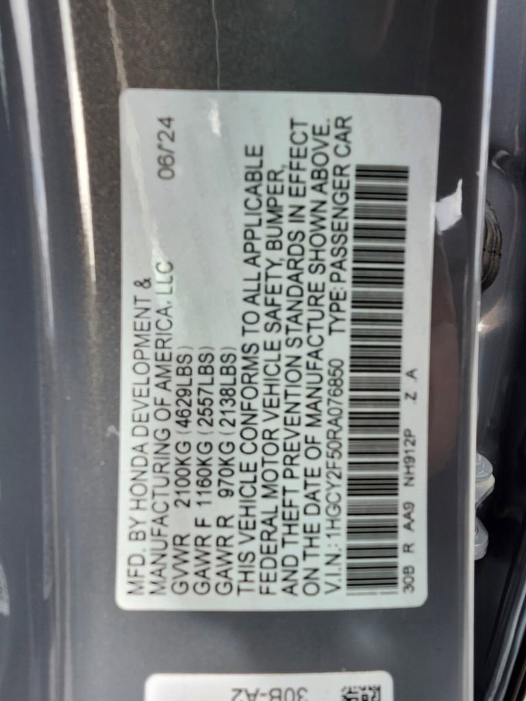 Certified 2024 Honda Accord Sport image 21