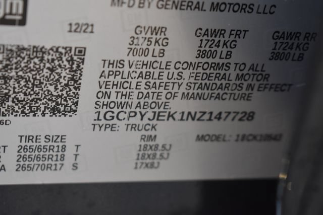 Certified 2022 Chevrolet Silverado 1500 LT AWD/4WD image 35
