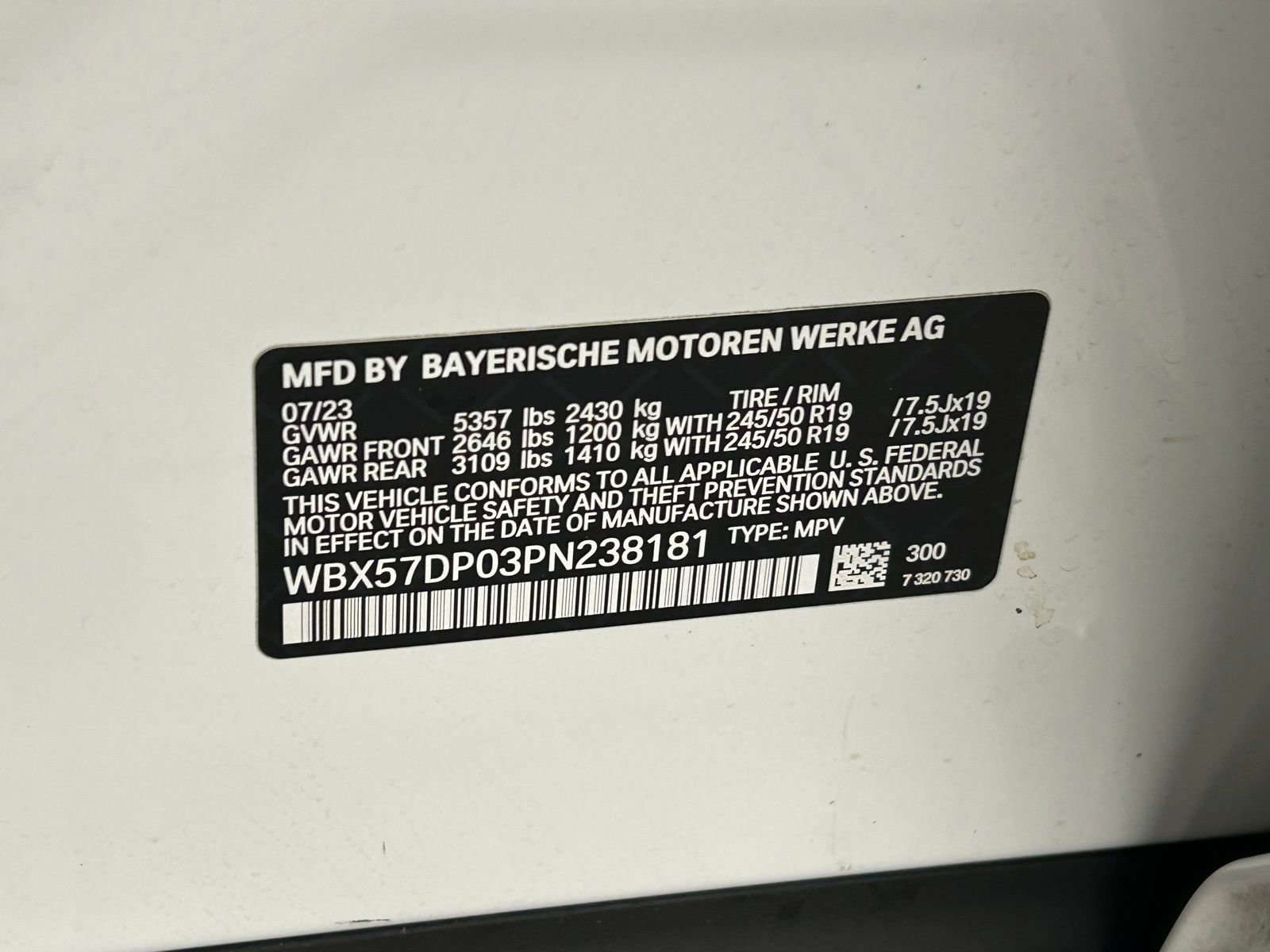 Used 2023 BMW X3 xDrive30i w/ Convenience Package w/ZPA image 34