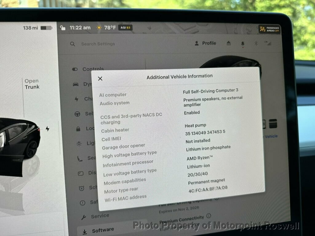 Used 2023 Tesla Model 3 Standard Range RWD image 9