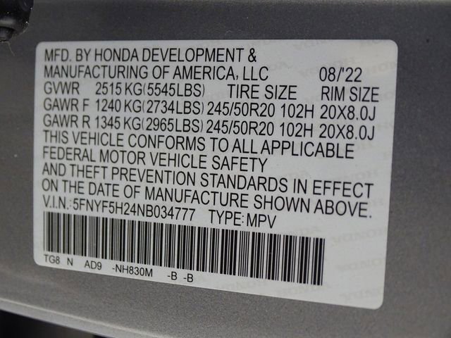 Used 2022 Honda Pilot Special Edition image 23