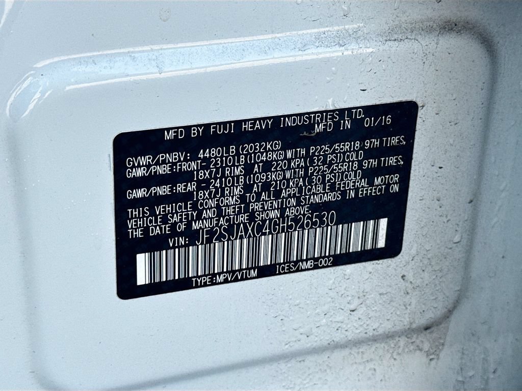 Used 2016 Subaru Forester 2.5i Touring w/ Eyesight & Navigation System AWD/4WD image 30