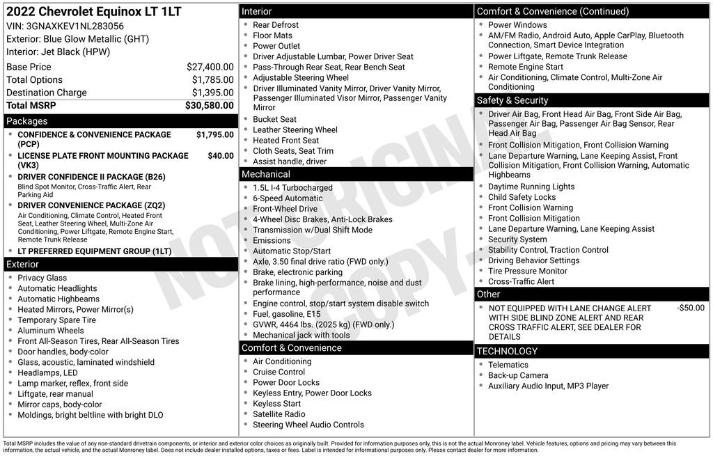 Used 2022 Chevrolet Equinox LT image 41