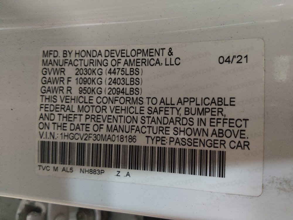 Used 2021 Honda Accord Sport image 33