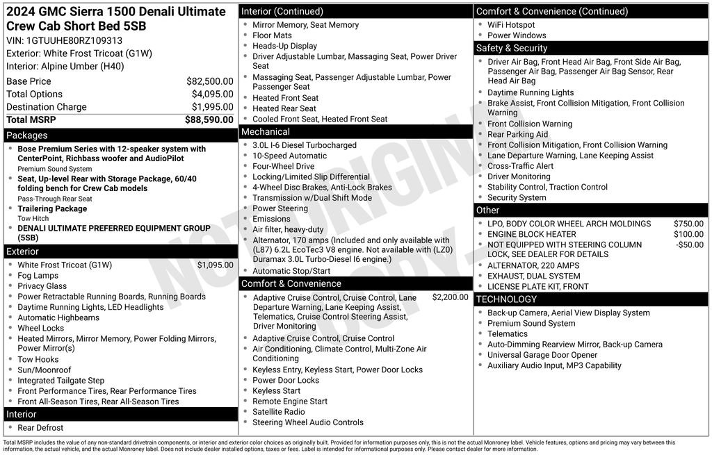 Used 2024 GMC Sierra 1500 Denali Ultimate image 46