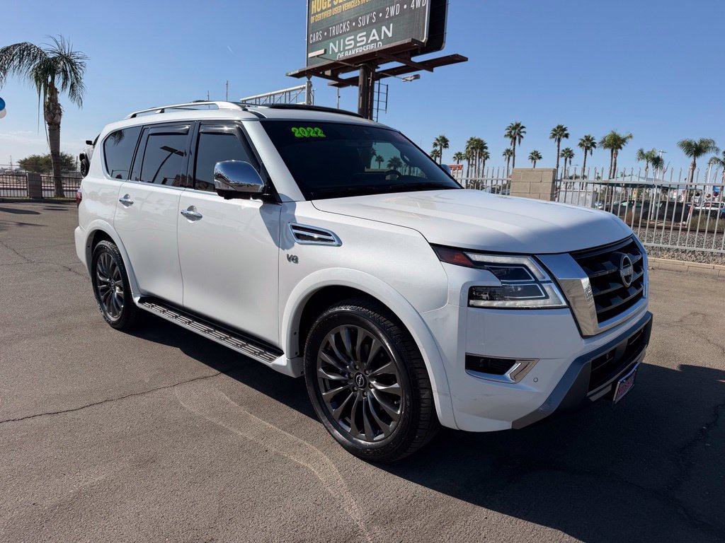 Certified 2022 Nissan Armada Platinum w/ Captain's Chairs Package