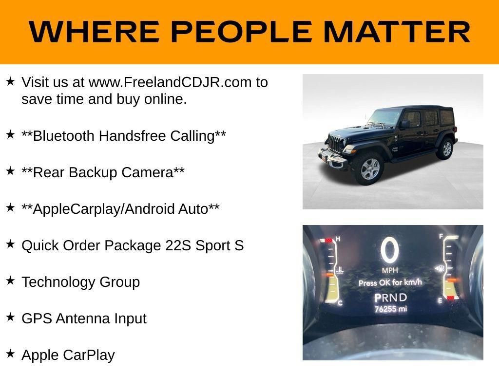 Used 2021 Jeep Wrangler Unlimited Sport image 29