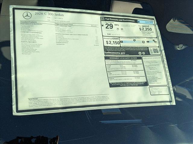 Used 2026 Mercedes-Benz C 300 Sedan image 16