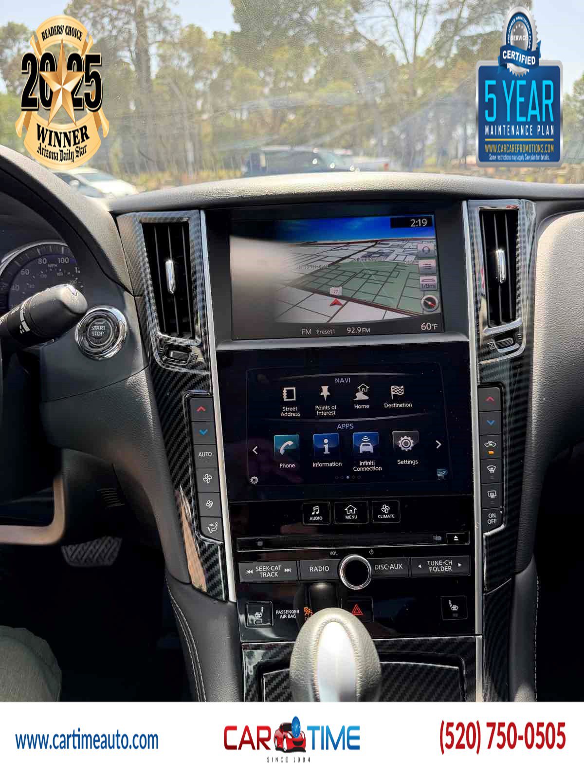 Used 2015 INFINITI Q50 Premium w/ Technology Package RWD image 14