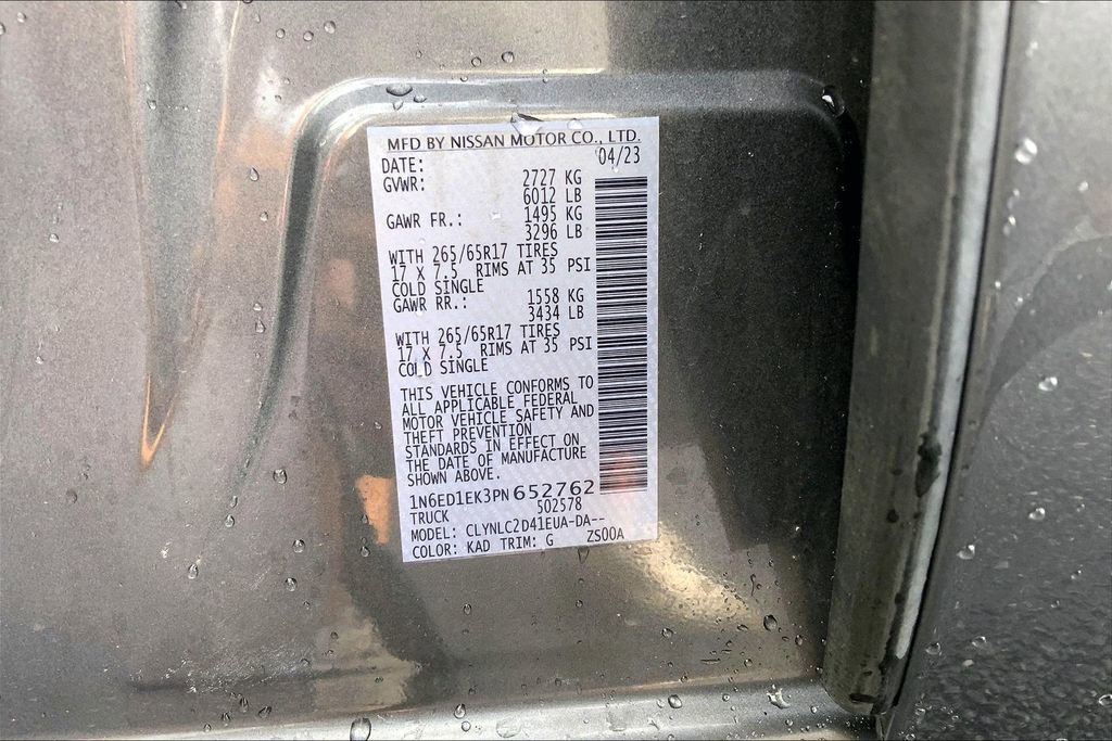 Used 2023 Nissan Frontier SV w/ SV Premium Package image 14