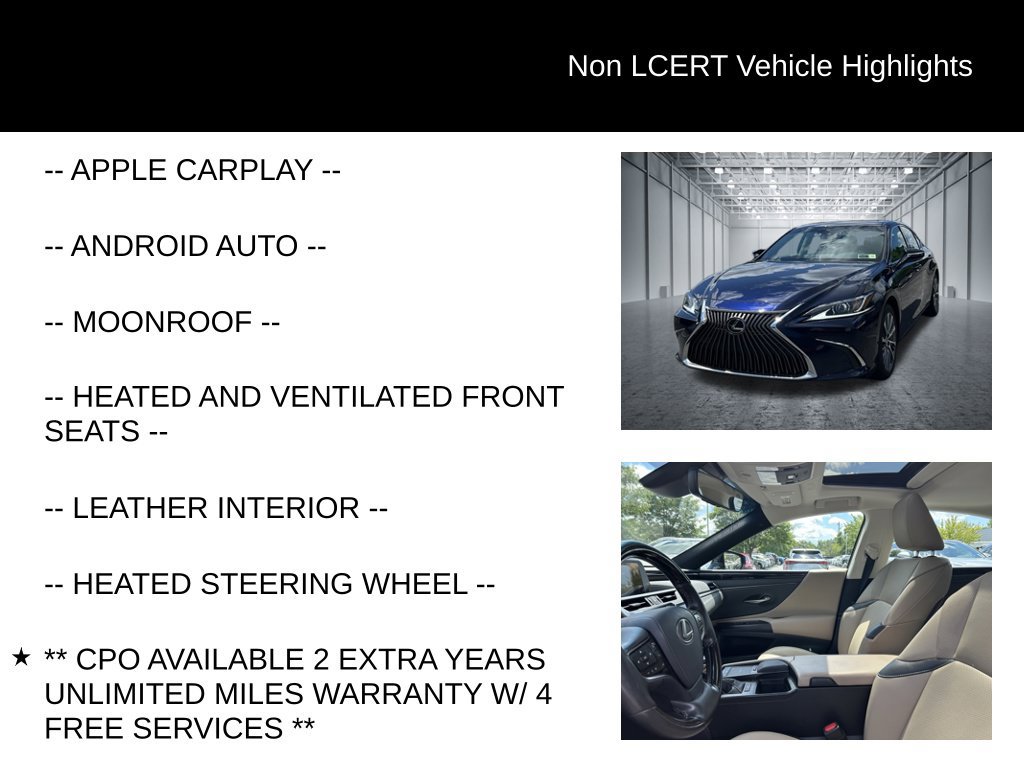 Used 2021 Lexus ES 350 w/ Premium Package FWD image 26