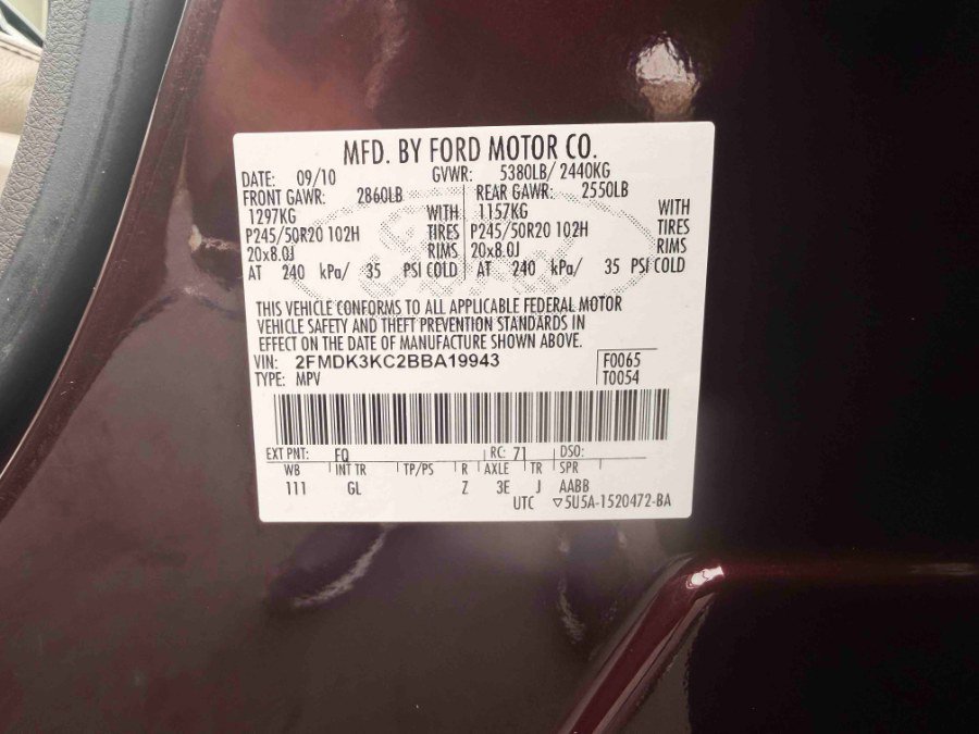 Used 2011 Ford Edge Limited w/ 301A Rapid Spec Order Code FWD image 37