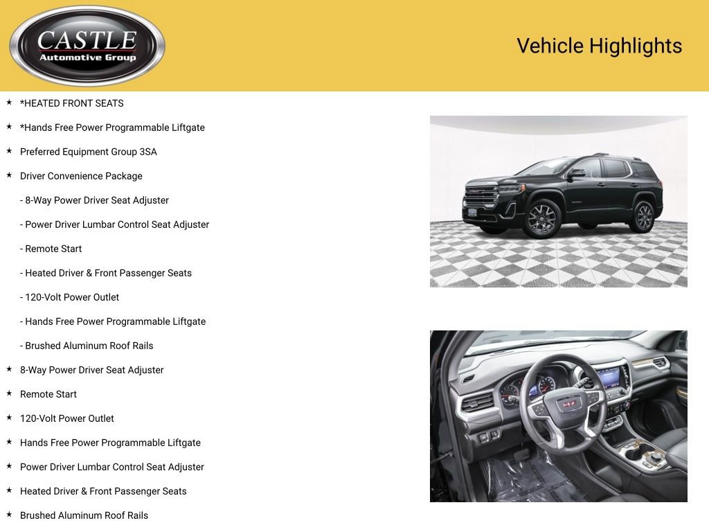 Used 2023 GMC Acadia SLE w/ Driver Convenience Package image 3