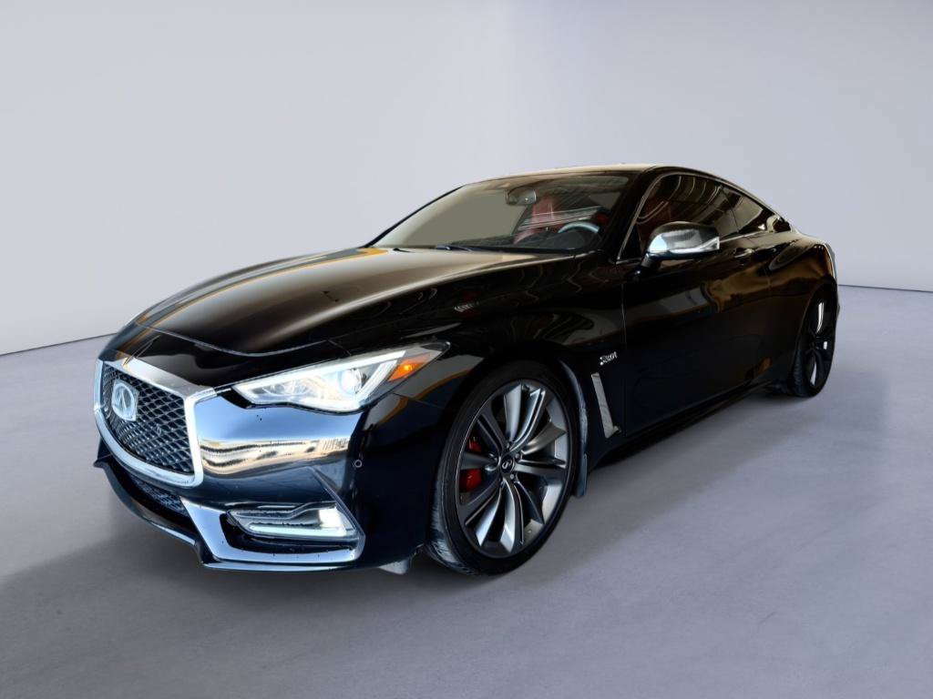 Used 2018 INFINITI Q60 Red Sport 400 w/ Sensory Package 3.0T Sport RWD image 1