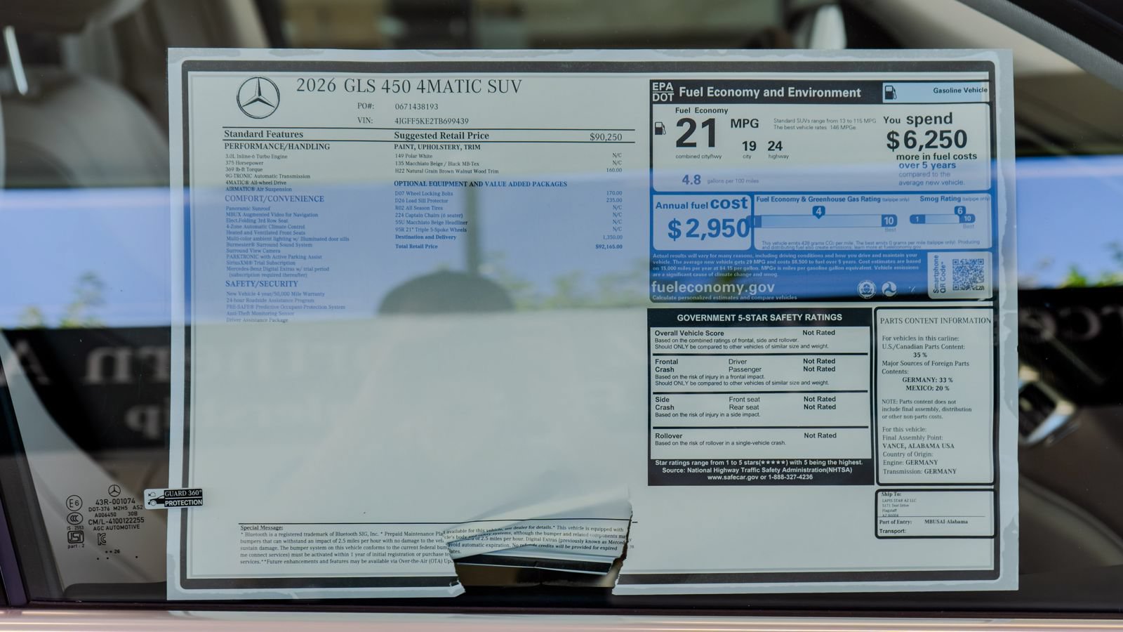 New 2026 Mercedes-Benz GLS 450 4MATIC image 36