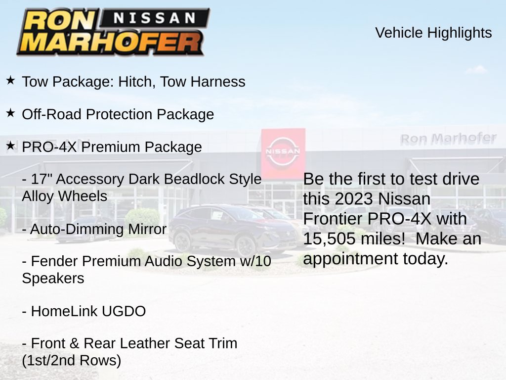 Used 2023 Nissan Frontier PRO-4X w/ Pro-4X Premium Package AWD/4WD image 2