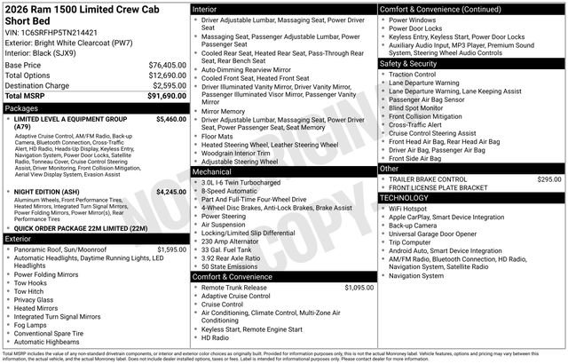 New 2026 RAM 1500 Limited image 43