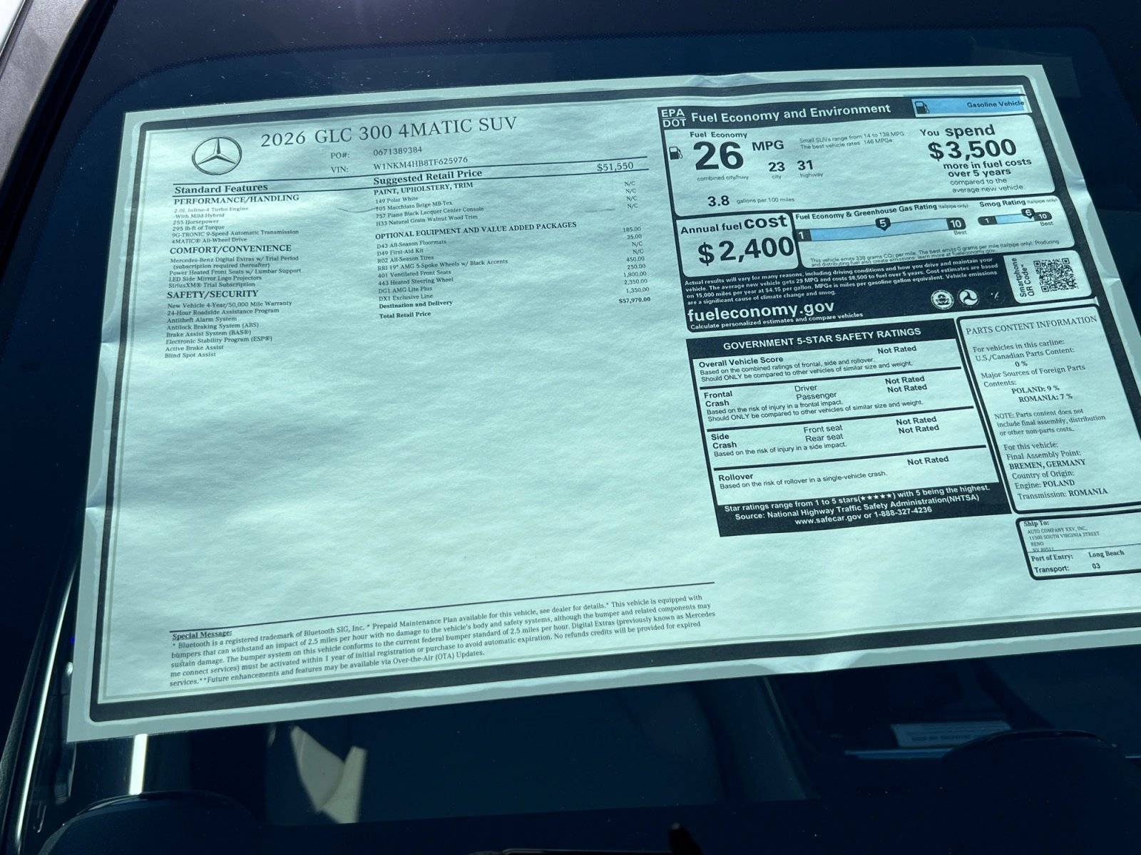 New 2026 Mercedes-Benz GLC 300 4MATIC image 19