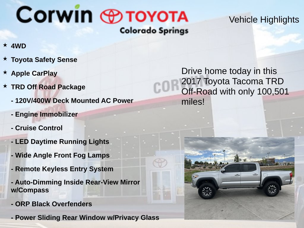 Used 2017 Toyota Tacoma TRD Off-Road w/ Tow Package AWD/4WD image 7