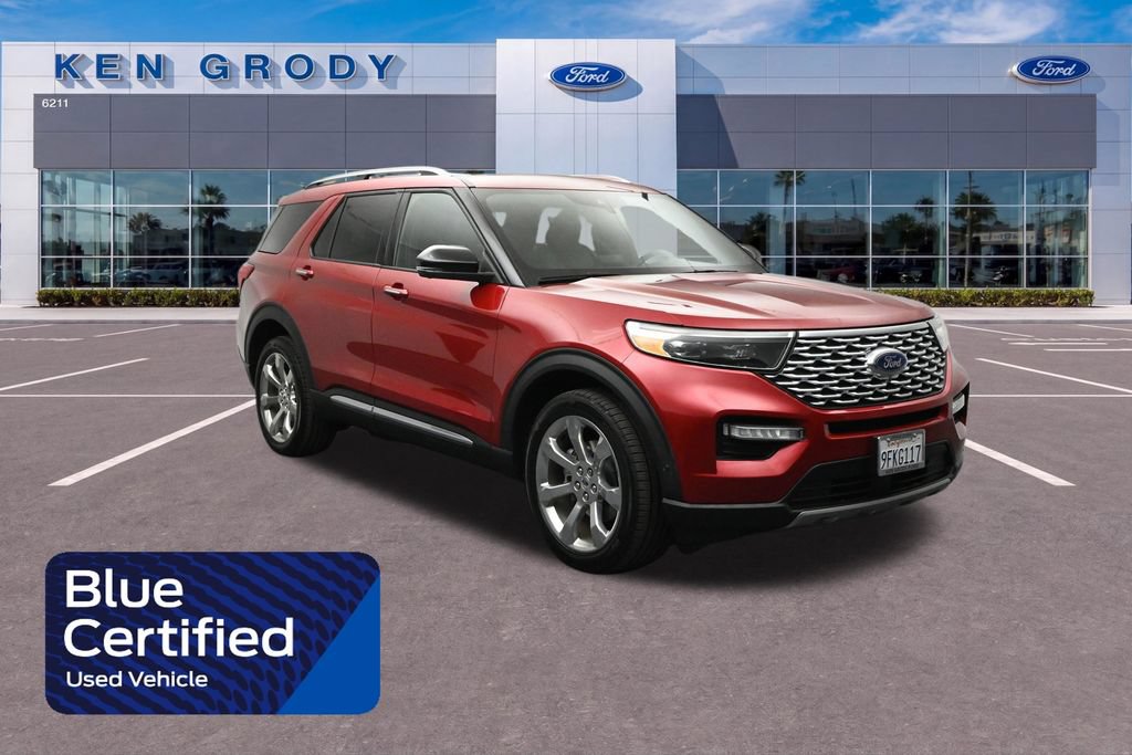 Certified 2020 Ford Explorer Platinum w/ Premium Technology Package